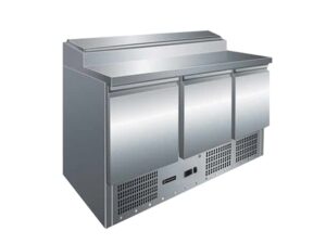392 Ltr Three Door Prep Counter (PS-300) Static Cooling
