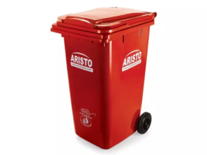 Wheel Waste Bin with Manual Lift (120 Ltr) Multi-colour