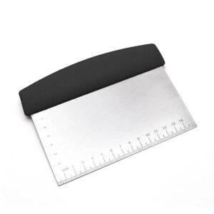 Dough Scrapper/Bench Scrapper with Plastic Handle