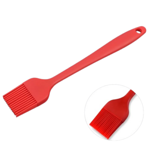 Red Basting Brush (Silicone) (10 inch)