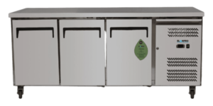 400 Ltr Three Door Undercounter Chiller (CGN-3100-C) Ventilated Cooling