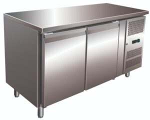 282 Ltr Two Door Undercounter Chiller (GN 2100 TN) Ventilated Cooling
