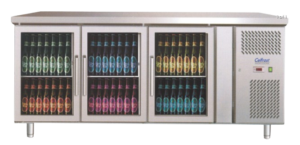 417 Ltr Three Door Stainless Steel Undercounter Back Bar  (GN-3100TNG-G)