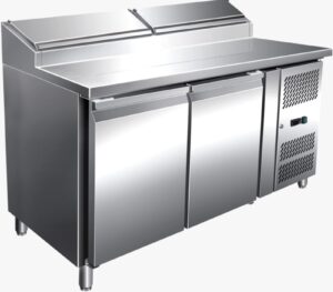 337 Ltr Two Door Prep Counter (SH 2100/800) Ventilated Cooling