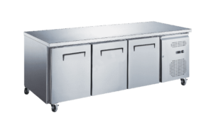 400 Ltr Three Door Undercounter Chiller (UC-1802-C) Static Cooling