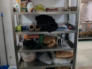 Refurbished 6 shelves SS Rack